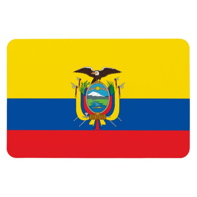 Ecuador-Flagge Magnet (Horizontal)