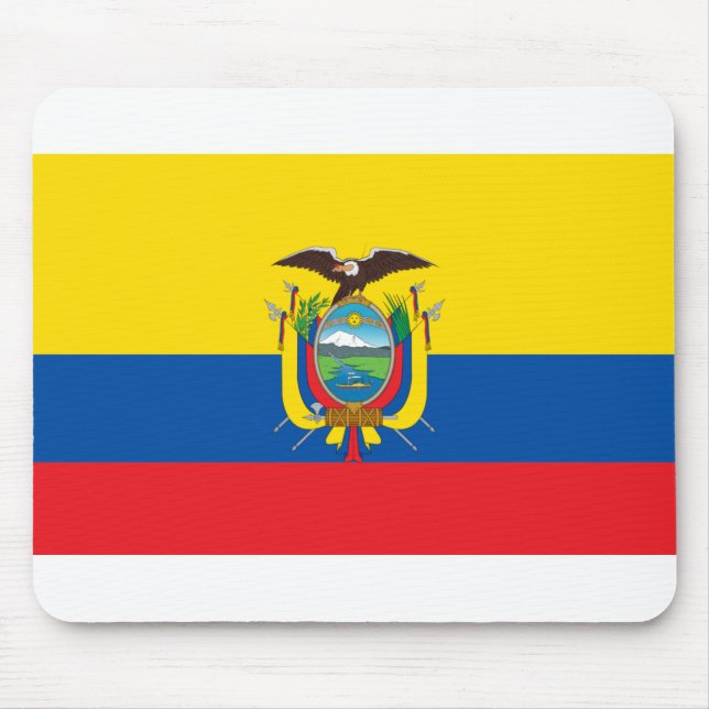Ecuador-Flagge Mousepad (Vorne)