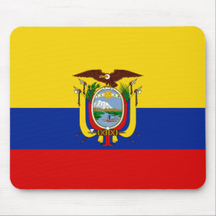 Ecuador-Flagge Mousepad