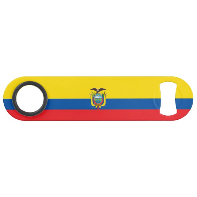 Ecuador-Flagge Speed Flaschenöffner (Vorderseite (Horizontal))