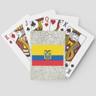 Ecuador-Flagge Spielkarten