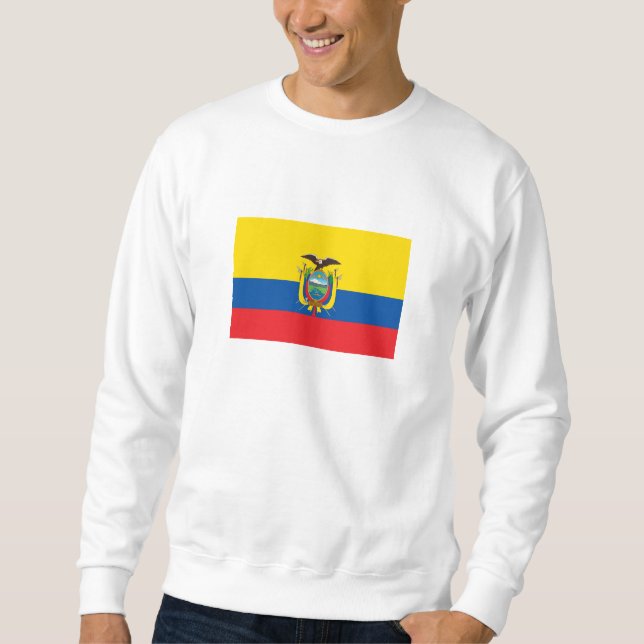 Ecuador-Flagge Sweatshirt (Vorderseite)