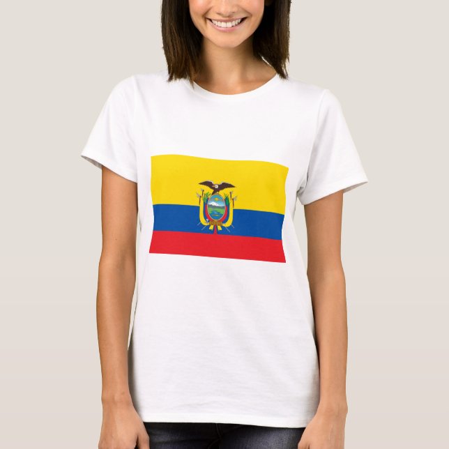 Ecuador-Flagge T-Shirt (Vorderseite)