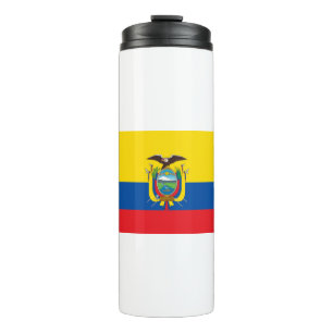 Ecuador-Flagge Thermosbecher