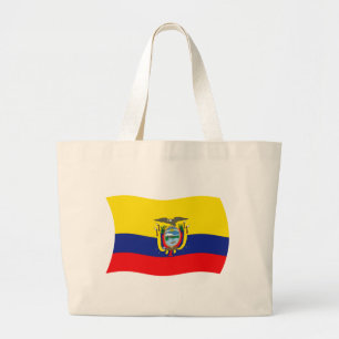 Ecuador-Flagge-Tragetasche Jumbo Stoffbeutel