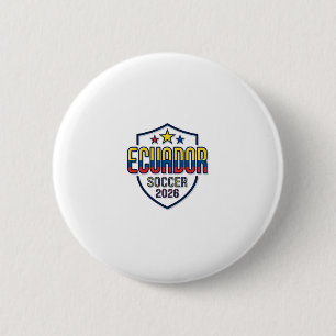 Ecuador Fußball 2026 Fußball Fett Landestypografie Button