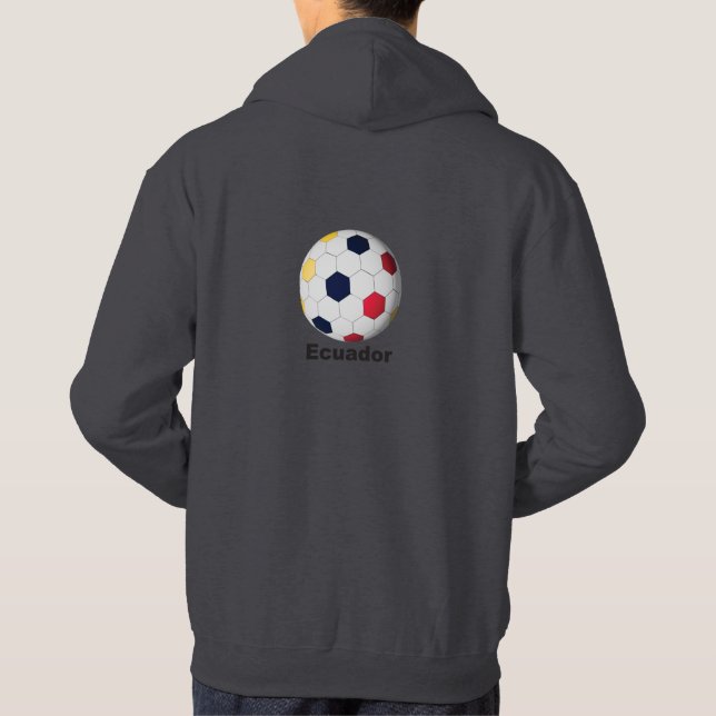 Ecuador Fußball Hoodie (Rückseite)