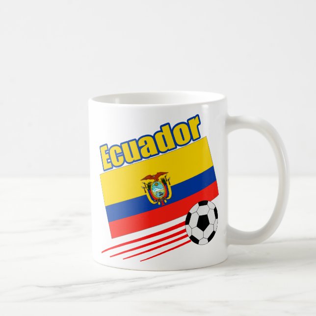 Ecuador-Fußball-Team Kaffeetasse (Rechts)