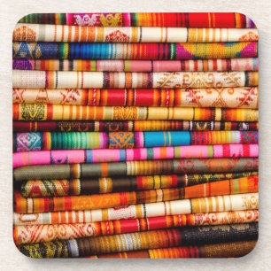 Ecuador, Gebiet von Quito, Otavalo-Handwerkermarkt Getränkeuntersetzer