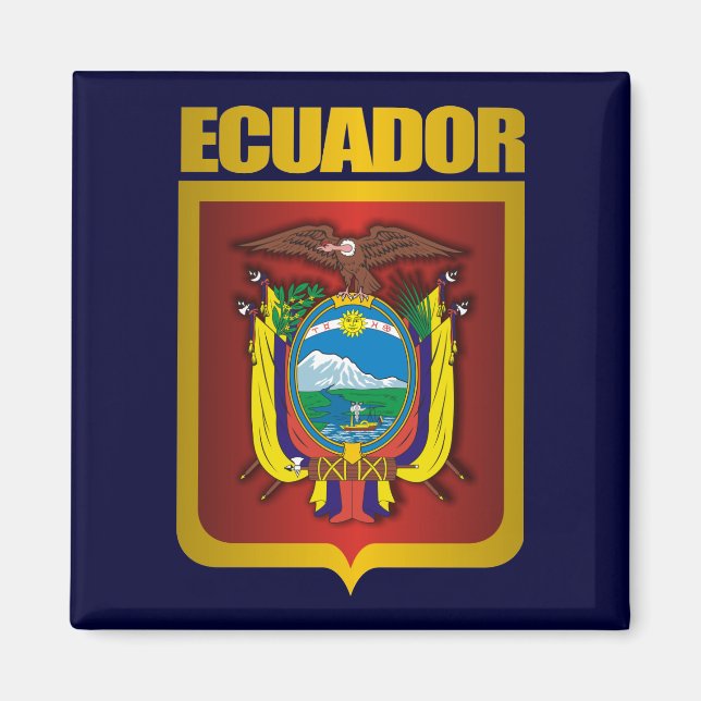 "Ecuador Gold" Magnet (Vorne)