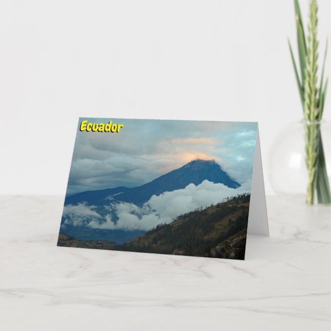 Ecuador Karte (Vorderseite)