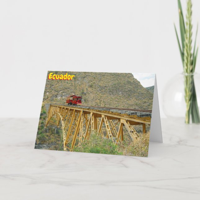 Ecuador Karte (Vorderseite)