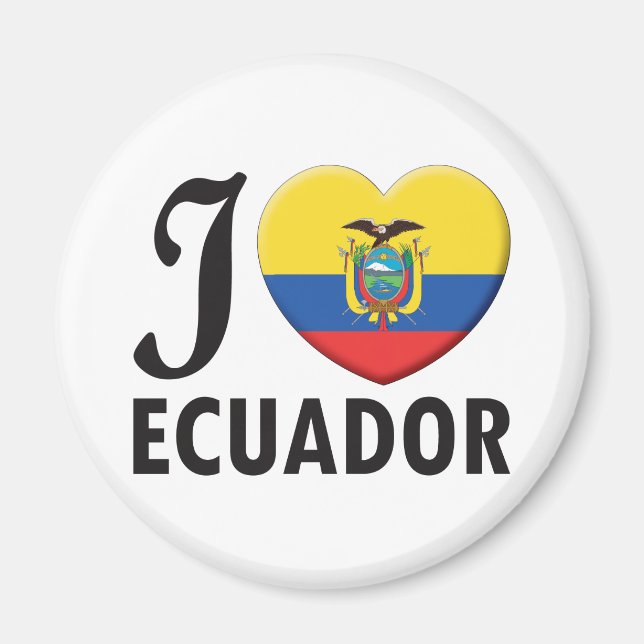 Ecuador-Liebe Magnet (Vorne)