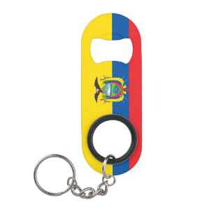 Ecuador National Flag Patriotic Mini Flaschenöffner