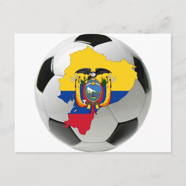 Ecuador-Nationalmannschaft Postkarte (Vorderseite)