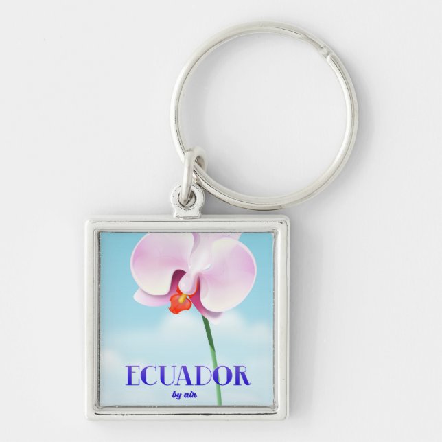 Ecuador-Orchideen Schlüsselanhänger (Vorne)