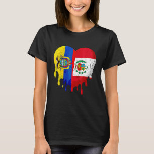 Ecuador Peru Flaggen Mitbürger Grown Patriot Coun T-Shirt