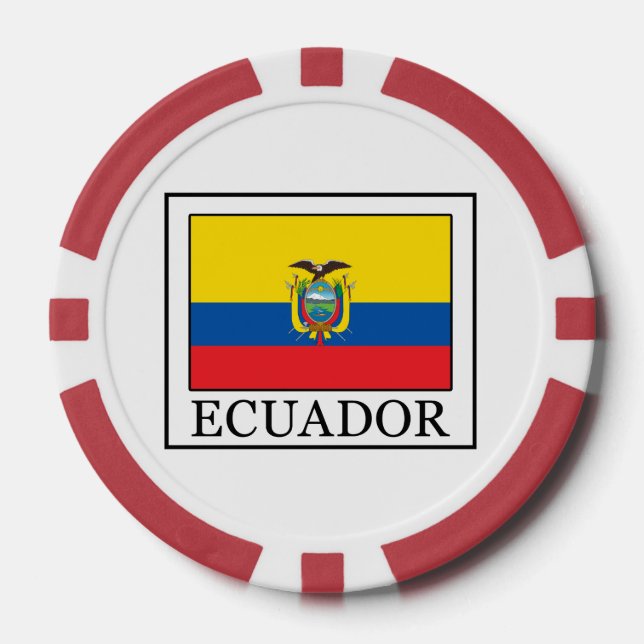 Ecuador Pokerchips (Vorderseite)