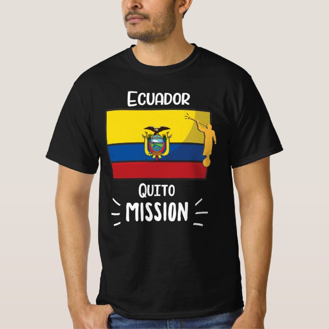 Ecuador Quito Mormon LDS Mission T-Shirt (Vorderseite)