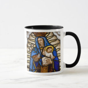 Ecuador, Quito. Statue der geflügelten Jungfrau Tasse