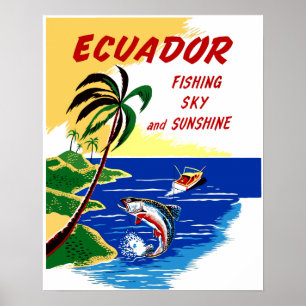 Ecuador Reiseplan Poster