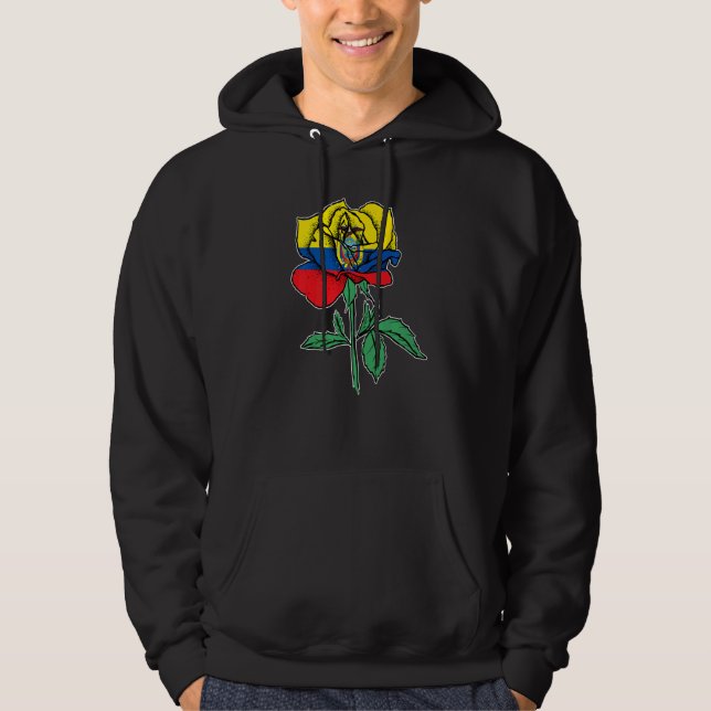 Ecuador Rose Ecuador Ecuadorian Hoodie (Vorderseite)
