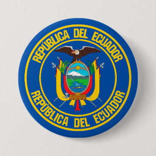 Ecuador-RundEmblem Button