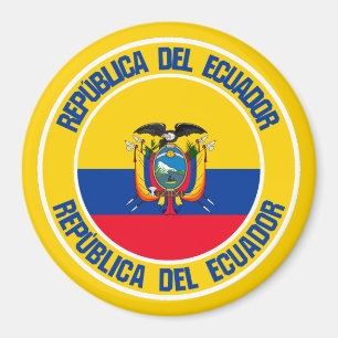 Ecuador-RundEmblem Magnet