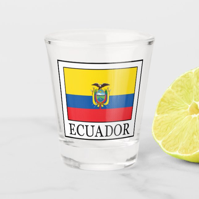 Ecuador Schnapsglas (Vorderseite)