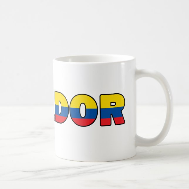 Ecuador-Tasse Kaffeetasse (Rechts)