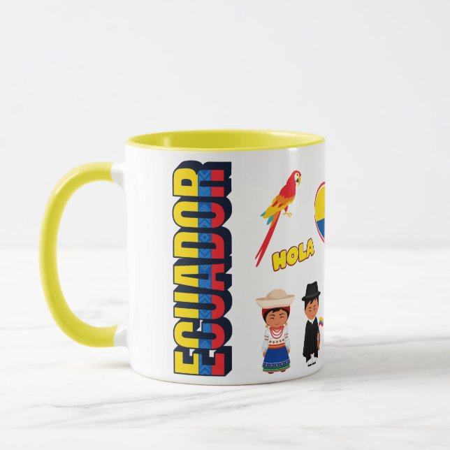 Ecuador Travel Mug Discove the Middle of the Wolrd (Gauche)