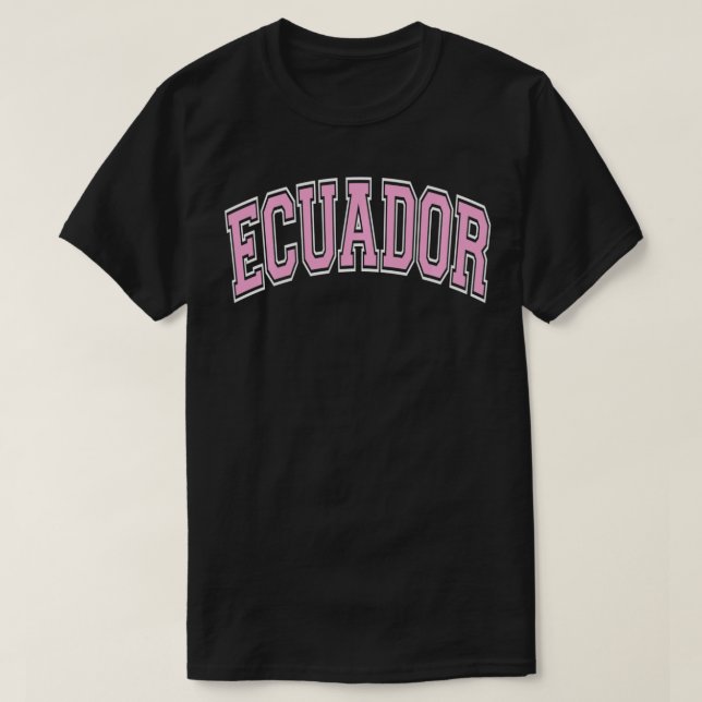 Ecuador Uni-Stil Rosa Tet Pullover  (Design vorne)