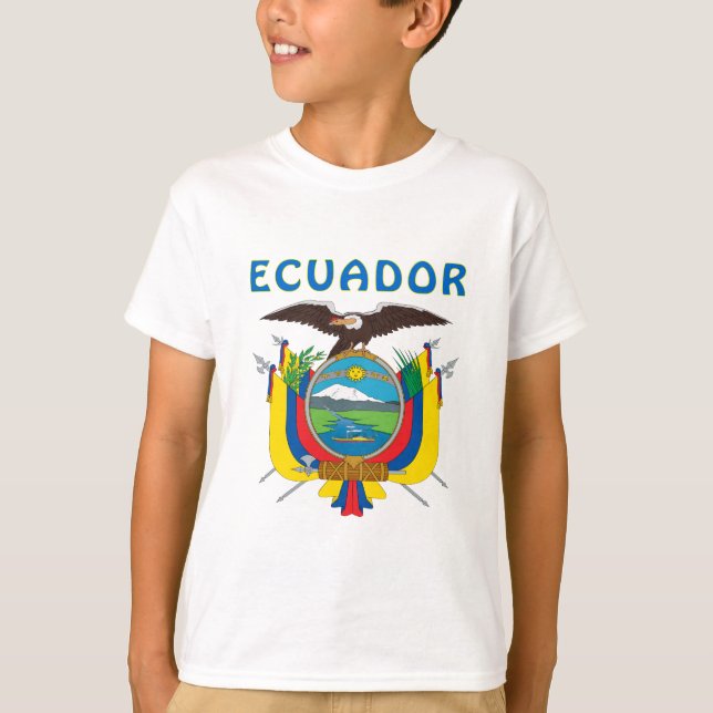 Ecuador-Wappen T-Shirt (Vorderseite)