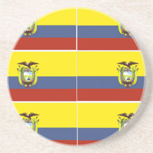 ecuadorian flag getränkeuntersetzer