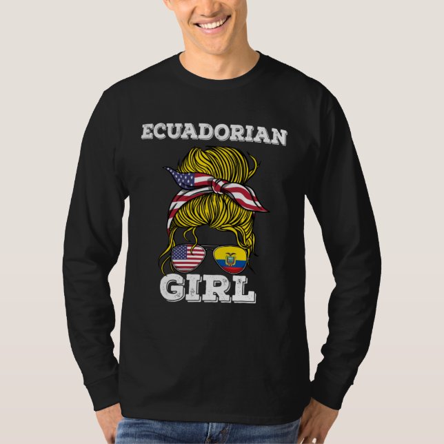 Ecuadorian Girl Ecuador Roots T-Shirt (Vorderseite)