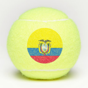 Ecuadorianflagge Tennisbälle