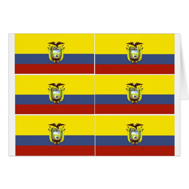 ecuadorianische Flagge (Vorderseite (Horizontal))