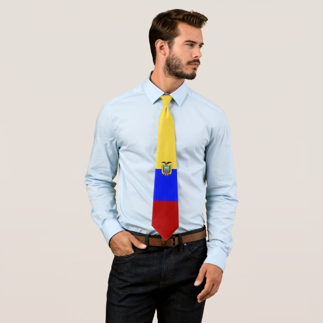 Ecuadorianische Flagge Krawatte (Beispiel)