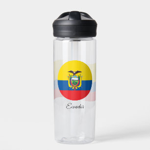 Ecuadorianische Flagge, Patriotik Ecuador Trinkflasche