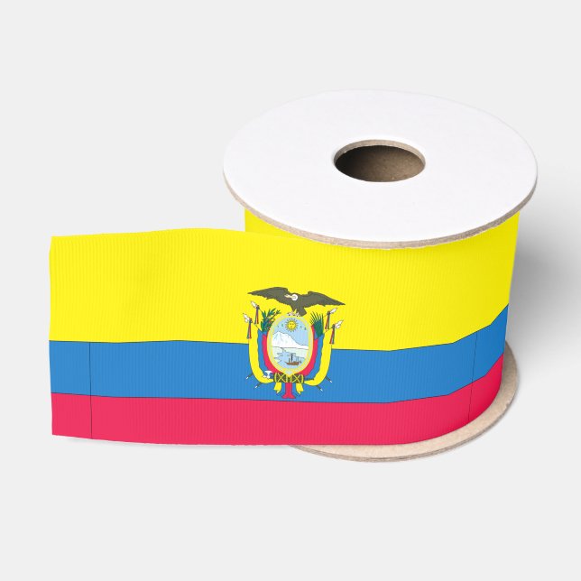 Ecuadorianische Flagge Ripsband (Spule)