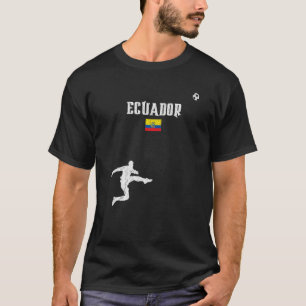 Ecuadorianische Flagge und Ecuador Fußball T-Shirt