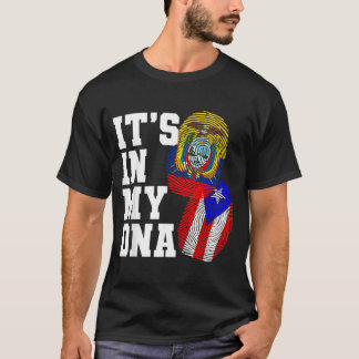 Ecuadorianisches und puerto-ricanisches DNA-Erbe F T-Shirt