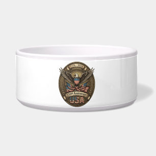 Écuelle 250e anniversaire USA aigle patriotique