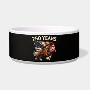 Écuelle 250e anniversaire USA Cheval de l'Ouest Aigle