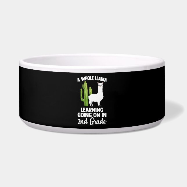 Écuelle 2e Grade Teacher Kids Back To School Llam (Devant)