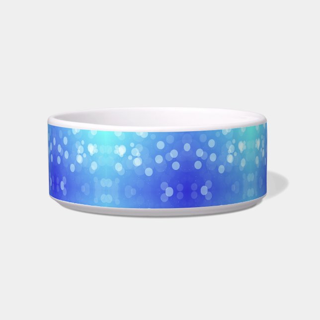 Écuelle A ceramic bowl with a vibrant blue gradient design (Devant)
