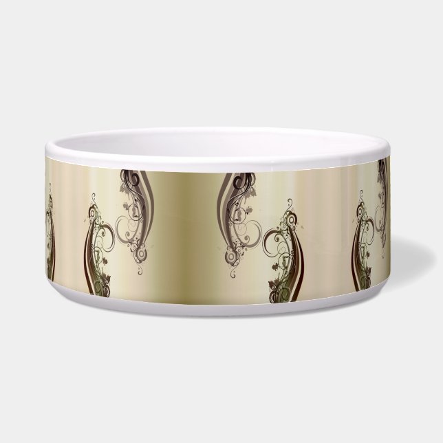 Écuelle Abstrait doré (Devant)