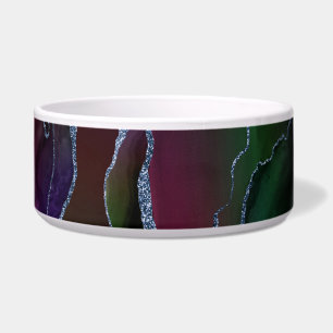 Écuelle Agate dynamique   Couleur rose et vert pour bijou