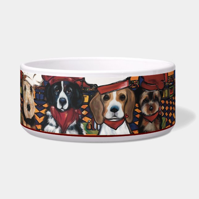 Écuelle Airedale Terrier (Gauche)