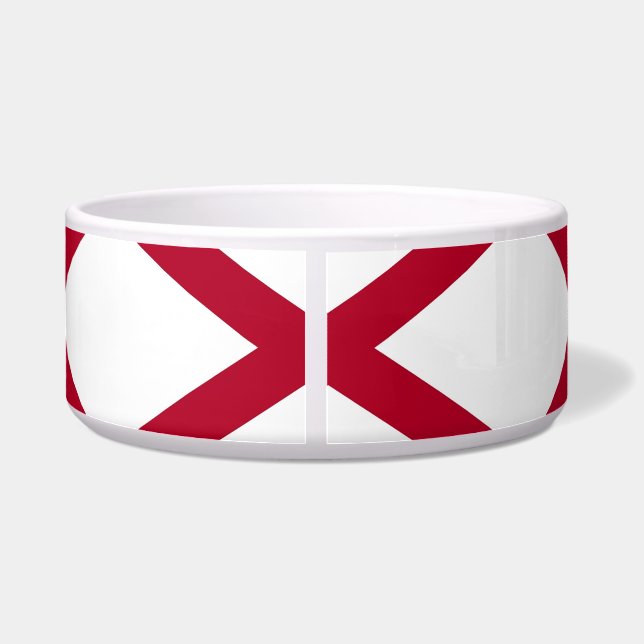 Écuelle Alabama State Flag Pet Bowl (Dos)